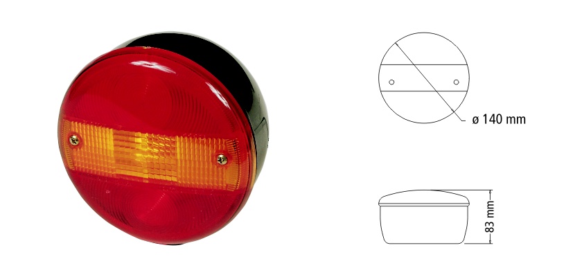 1110 - JGO.FAROS TRASERO REDONDOS
